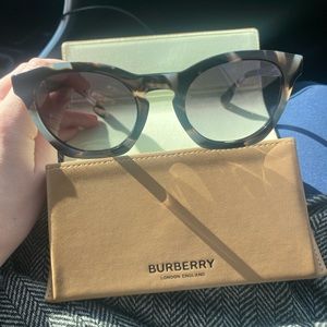 Burberry BE4367 in a grey/blue tortoise with case.